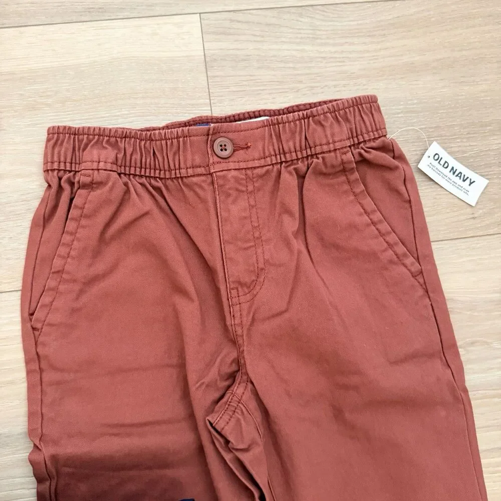 Old Navy Boys 8 Lot of 2 Tech Taper Pants Built-in Flex NWT Navy Elastic Cargo